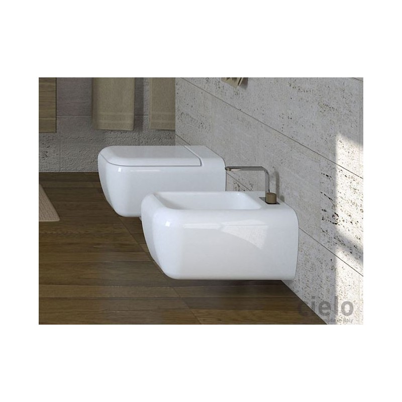 Sanitari Shui Ceramica Cielo.Vaso Sospeso Shui Ceramica Cielo Bianco